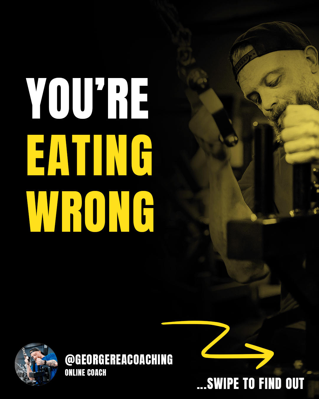 Carousel slide one: You're eating wrong